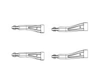 PD Racing Spare PD861-009 Fr/Rr. Upper Arms 2PCS