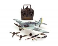 Volantex/Sonik RC Focke Wulf FW190 400mm Ready To Fly 4-Ch RC Plane with Flight Stabilisation (Complete Package) V761-17