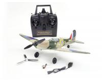 Volantex / Sonik RC Supermarine Spitfire MK.IX 400mm Ready To Fly 4-Ch RC Plane with Flight Stabilisation (Complete Package) V761-12