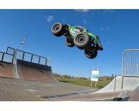 FTX RAMRAIDER Green/Blue BRUSHLESS High Power RC Monster Truck with 3S Lipo Battery for Excellent Power and Speed FTX5497GB