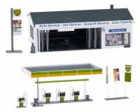 Gaugemaster Structures GM424 Fordhampton Service / Petrol Station Plastic Kit 1:76 / OO Scale