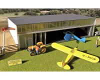 Gaugemaster Structures GM445 Fordhampton Airfield Hangar Kit Plastic Kit 1:76 / OO Scale