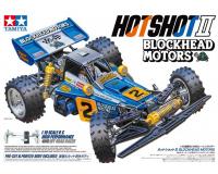 Tamiya 58710 Hotshot II Blockhead Motors RC Car Kit (Kit Without ESC or Custom Deal Bundle) Radio Controlled R/C Car Model Kit