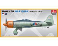 PM Model PM232 Hawker Sea Fury FB-51 Dutch/FB-11 Canadian Fighter Aircraft 1:72 Plastic Model Kit