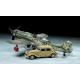 Tamiya 25213 Focke-Wulf Fw190 D-9 JV44 & Citroen 11CV Set 1:48 Model Kits