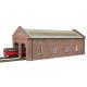 Bachmann 44-0183 Electric Train Depot (White) 1:76 OO Scale Pre-Painted Resin Building