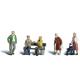 Woodland Scenics A1922 Senior Citizens - HO Scale People (Suit Hornby OO Sets)
