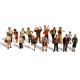 Woodland Scenics A1958 Sixteen People - HO Scale People (Suit Hornby OO Sets)