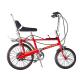 Toyway 1:12 Raleigh Chopper Mk2 Bicycle Model - INFRA RED (Ready Made Display Model)